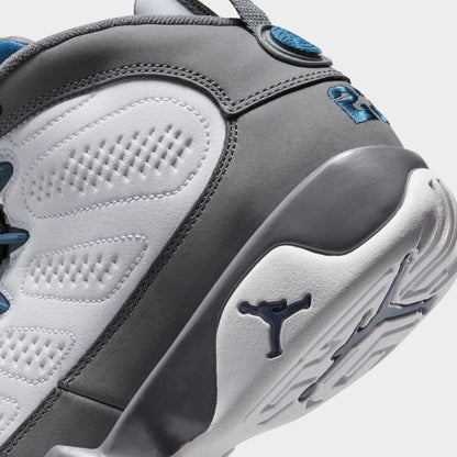 Jordan 9 Retro GS White / French Blue - Flint Grey