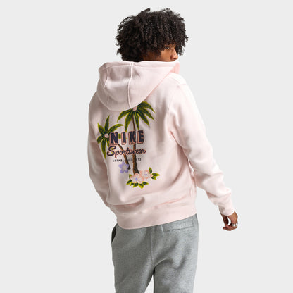 Nike Club Full Zip Hoodie Sweet Light Soft Pink / Dark Raisin