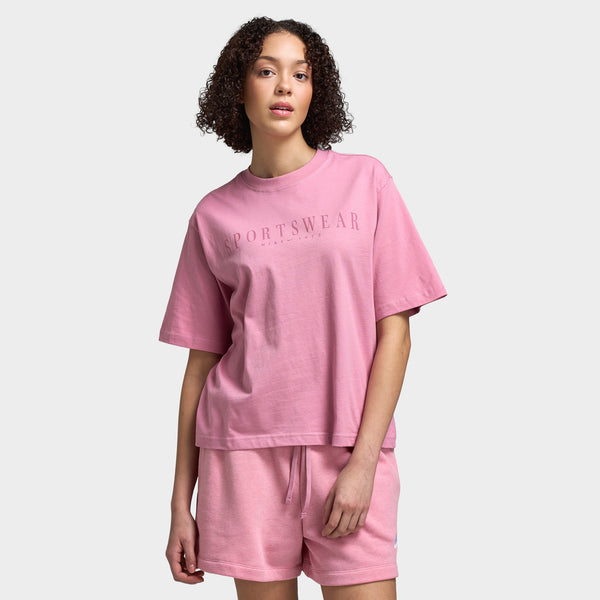 売れ筋商品|||ナイキ Tシャツ レディース トップス Basic T-shirt - elemental pink Amazon.com: Nike Sportswear Chill Knit Women's T-Shirt