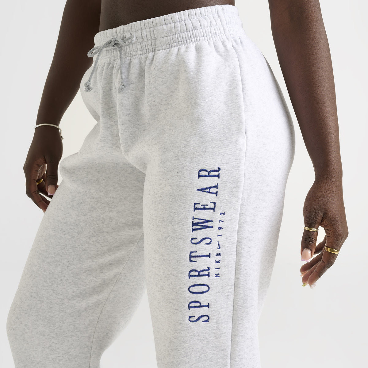 Nike Sportswear Pantalon surdimensionné à taille haute en polaire