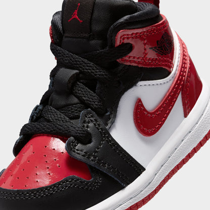 Jordan 1 Mid SE TD Noir / Rouge Varsity - Blanc