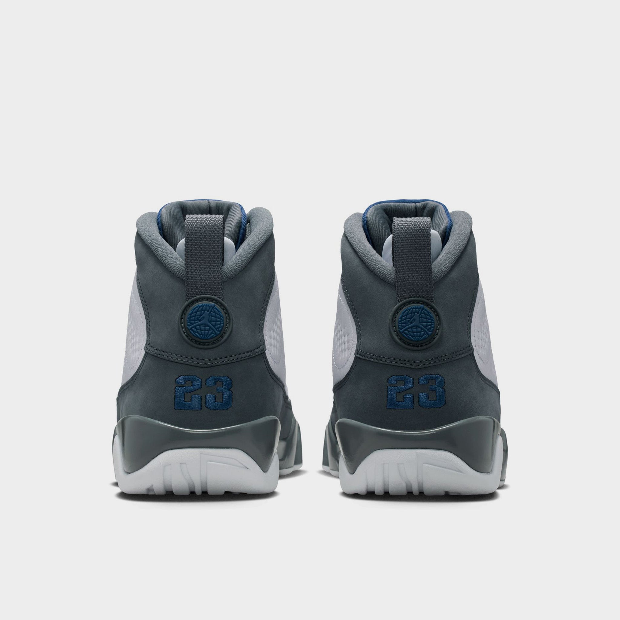 Jordan 9 Retro White / French Blue - Flint Grey – JD Sports