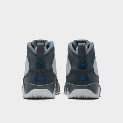 Jordan 9 Retro White / French Blue - Flint Grey