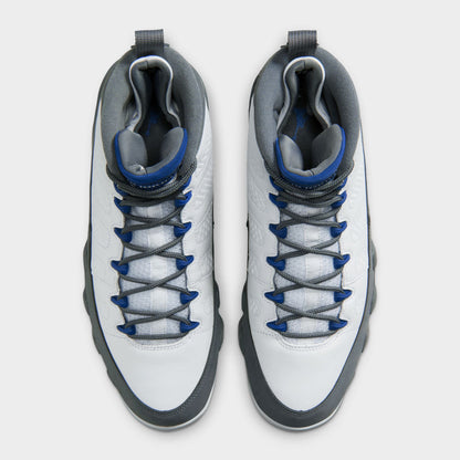 Jordan 9 Retro White / French Blue - Flint Grey