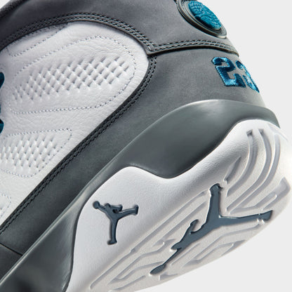 Jordan 9 Retro White / French Blue - Flint Grey