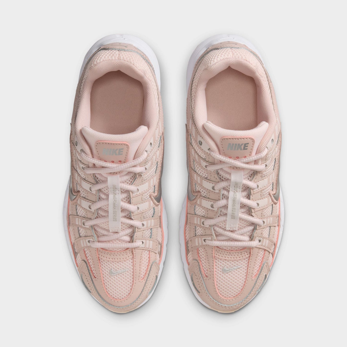 Nike P-6000 GS Silt Red / Metallic Silver - Light Soft Pink