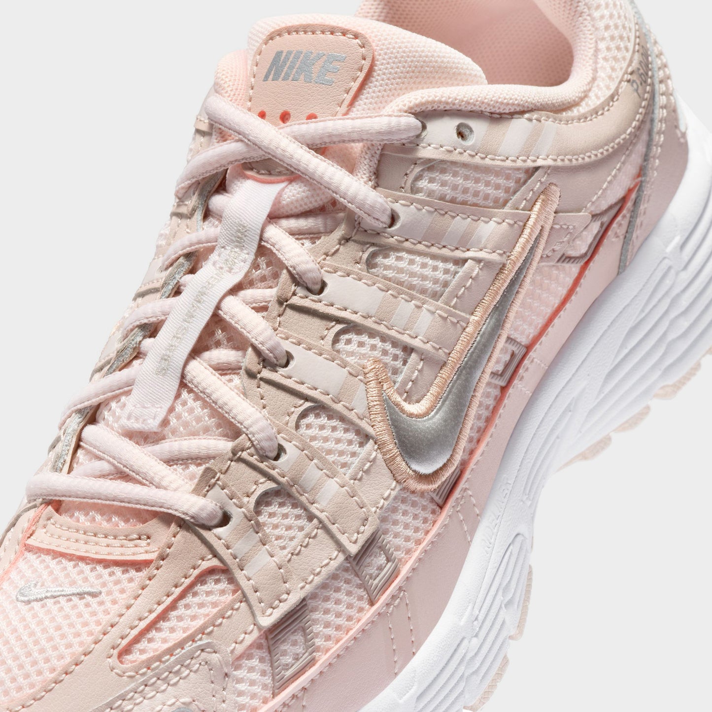 Nike P-6000 GS Silt Red / Metallic Silver - Light Soft Pink