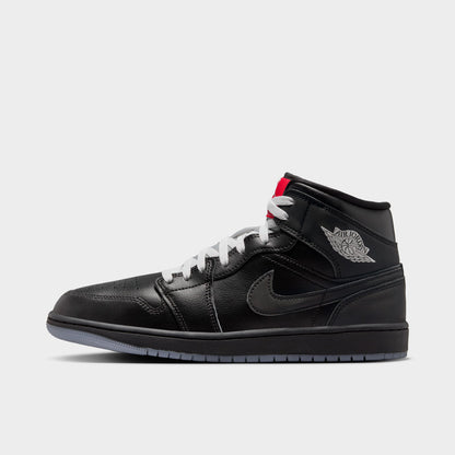 Jordan 1 Mid SE Noir / Noir - Blanc