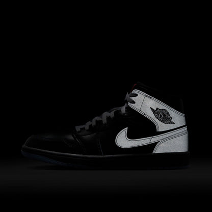 Jordan 1 Mid SE Noir / Noir - Blanc