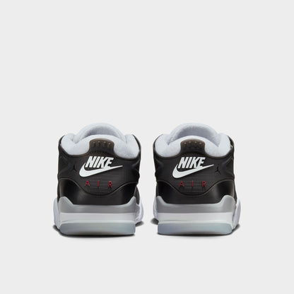Jordan 4 RMM PRM Noir / Rouge feu - Gris loup