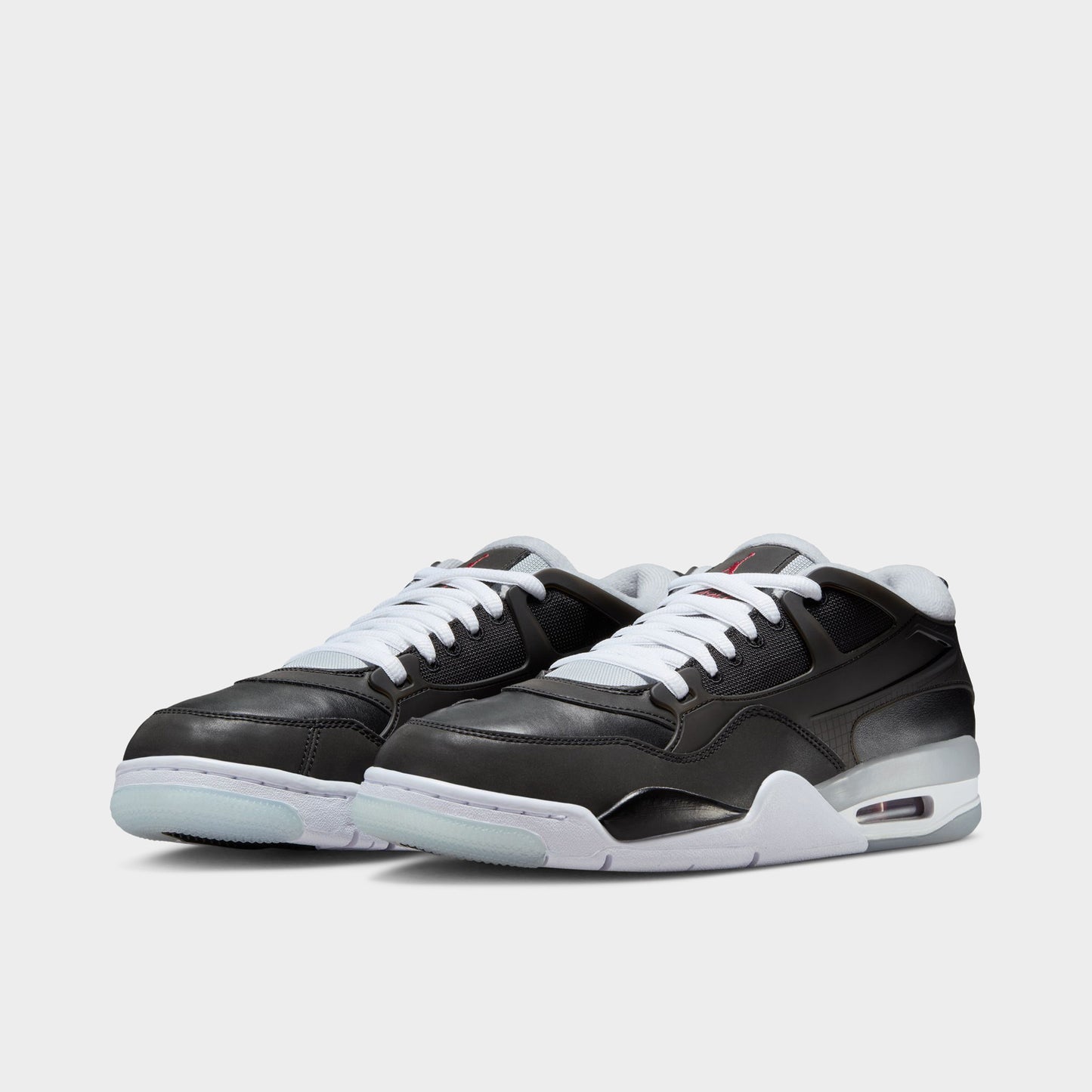 Jordan 4 RMM PRM Noir / Rouge feu - Gris loup