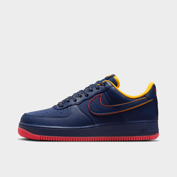 Nike Air Force '07 LV8 Midnight Navy Blue Void Lt Crimson