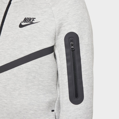 Nike Sportswear Junior Garçons Chandail à Capuche Tech Fleece / Dark Heather Grey