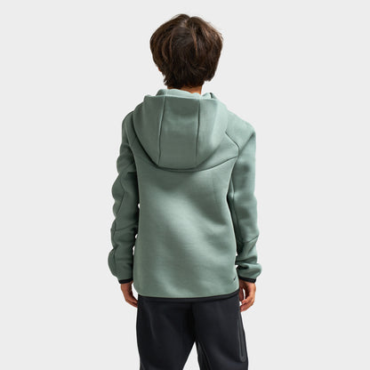 Nike Sportswear Juniors' Tech Fleece Full Zip Clay Green / Black