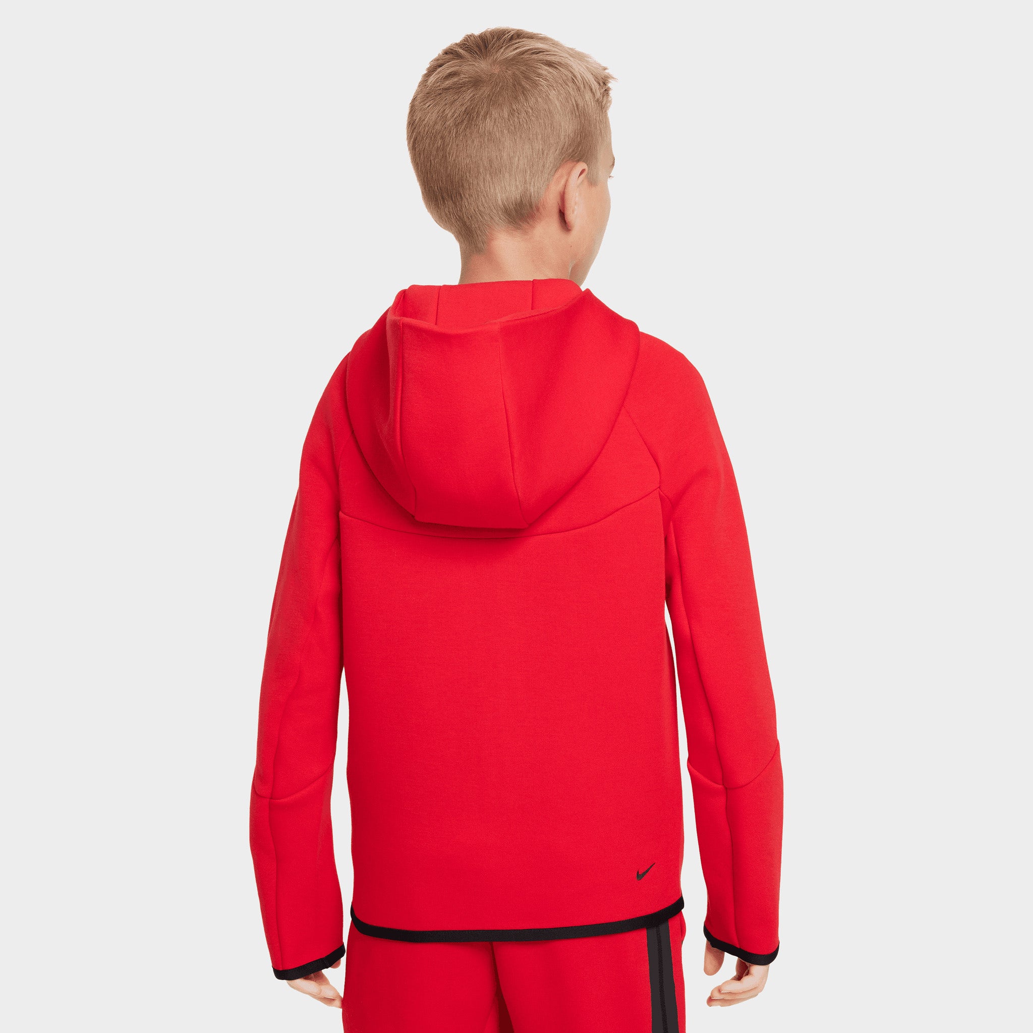 Nike Sportswear Junior's Tech Fleece Full-Zip / University Red