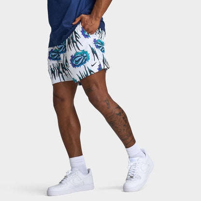 Nike Practice Mesh Dri-FIT 5" Basketball Shorts White / Black