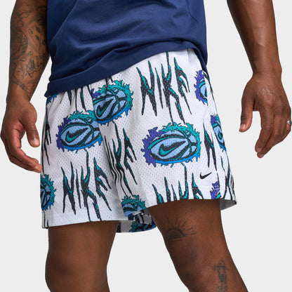 Nike Practice Mesh Dri-FIT 5" Basketball Shorts White / Black