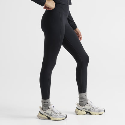 Nike One Women's Dri-FIT High Rise Crop Leggings / Black