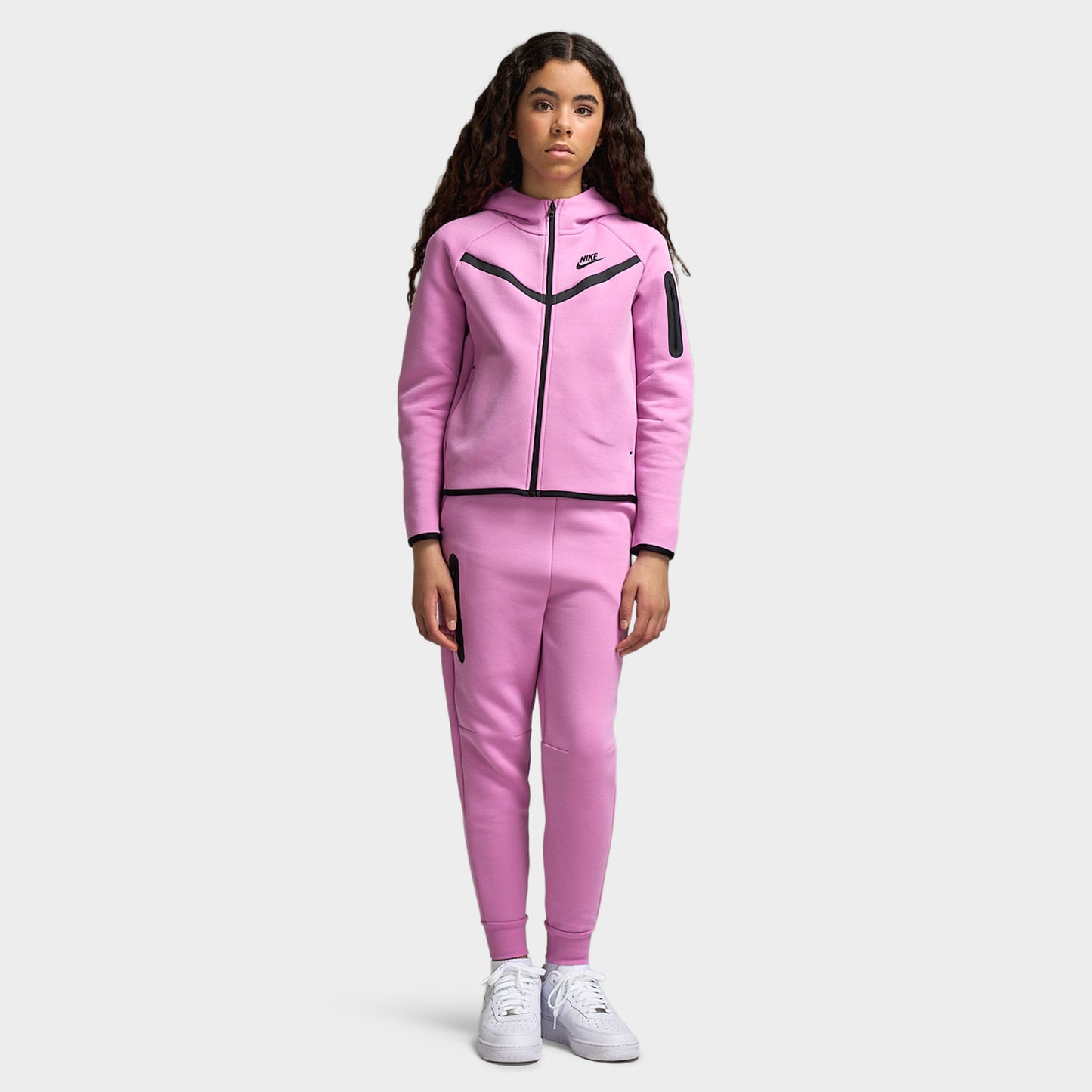 Nike Sportswear Junior's Tech Fleece Full-Zip Hoodie / Light Magenta