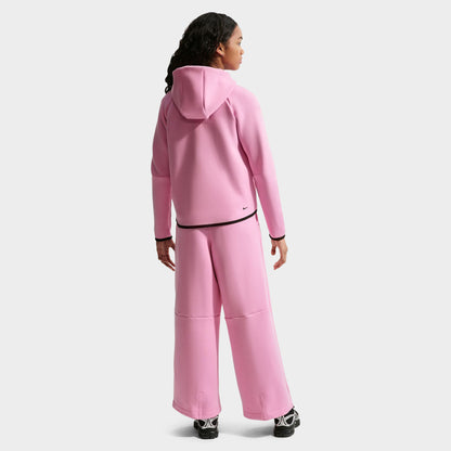 Nike Junior Sportswear Chandail à capuchon zippé en Tech Fleece / Rose vif