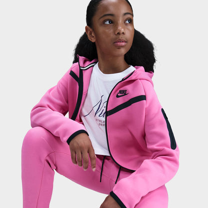 Nike Sportswear Junior Girls' Tech Fleece Hoodie Full-Zip / Playful Pink