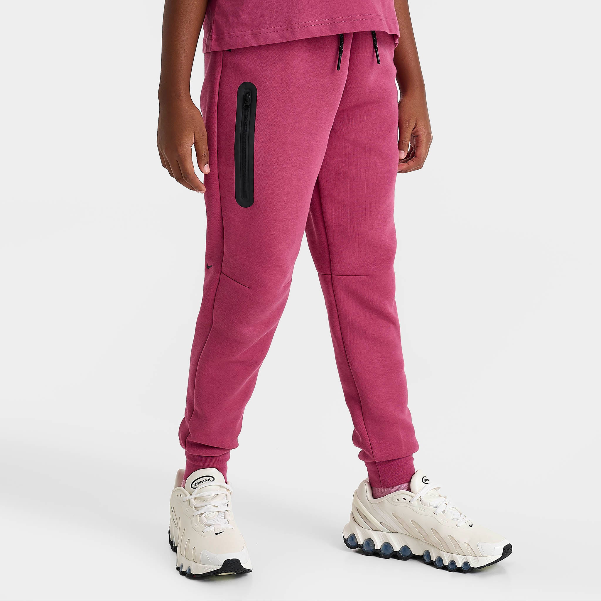 nike heritage velour joggers pink