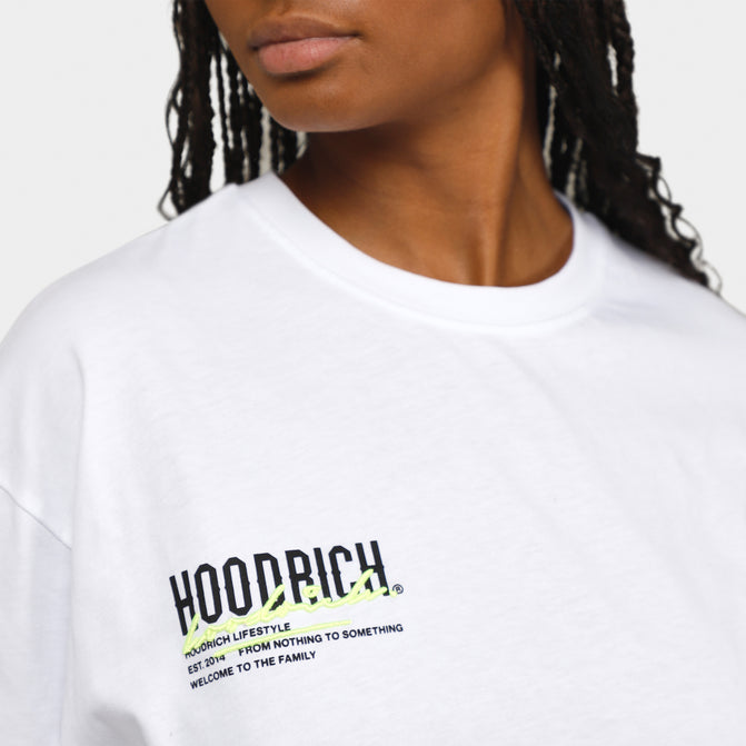 Hoodrich t shirt top white