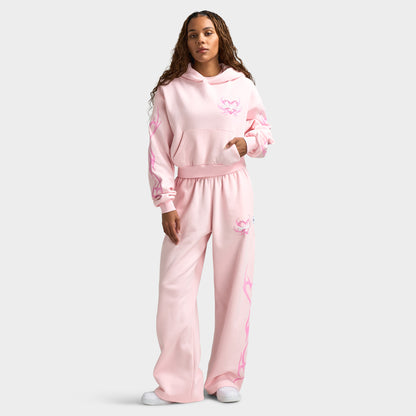 Hoodrich Flux Boxy Chandail à capuche pour femmes / Rose