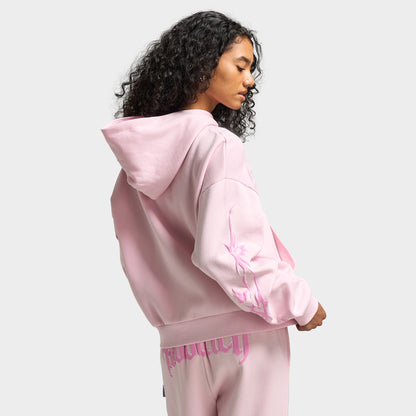 Hoodrich Women's Totem Mid Length Fullzip Hoodie / Pink