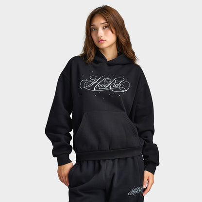 Hoodrich Sirena Mid-length Hoodie / Black - Skyway