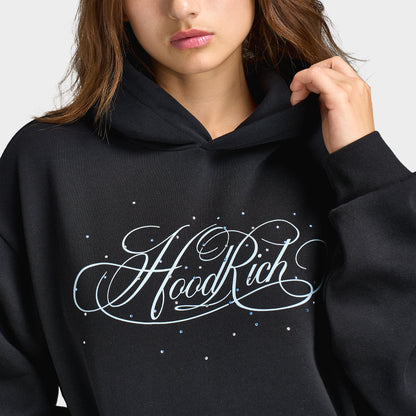 Hoodrich Sirena Mid-length Hoodie / Black - Skyway