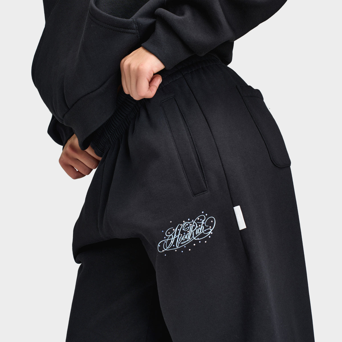 Jogger oversize à jambes larges Hoodrich Sirena / Noir - Skyway