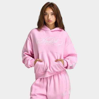 Hoodrich Sirena Mid-length Hoodie / Lilac - White