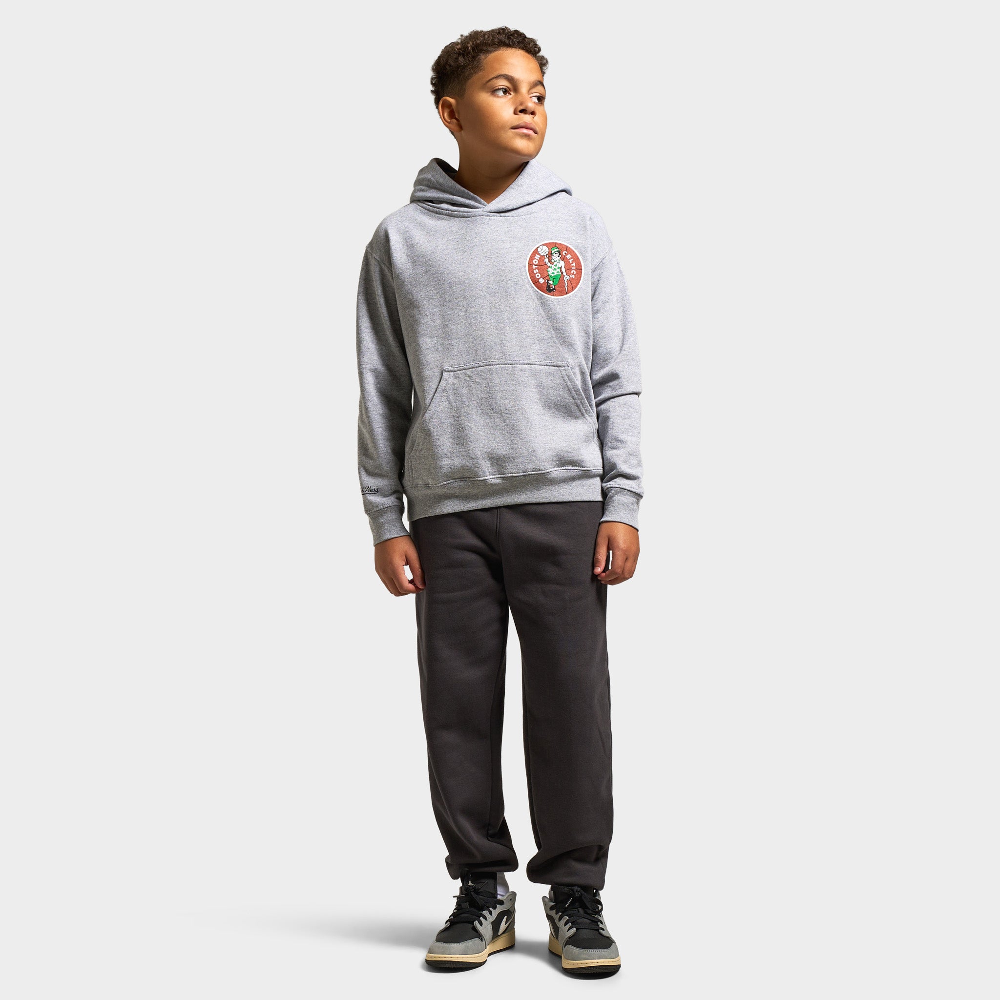 Mitchell & Ness Juniors' Slam Fleece Hoodie / Grey – JD Sports