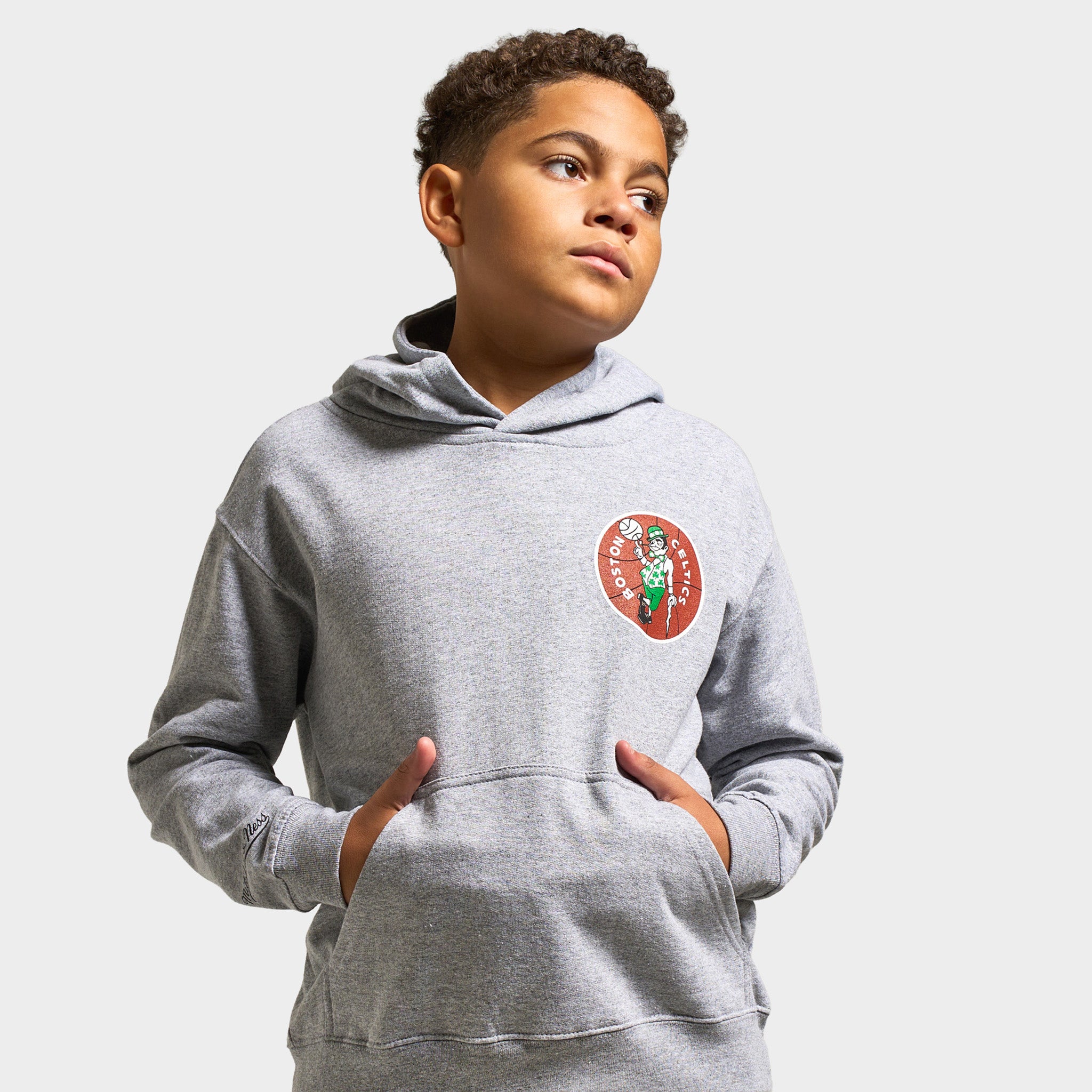 Mitchell & Ness Juniors' Slam Fleece Hoodie / Grey – JD Sports