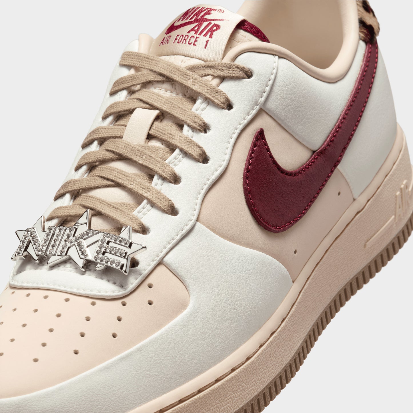 Nike Women's Air Force 1 '07 Pearl White / Team Red - Pearl  White