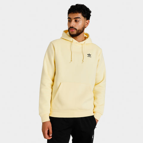 Neon yellow shop trefoil pullover hoodie