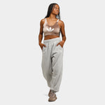 adidas Originals Women's Essentials Fleece Joggers / Medium Grey Heath