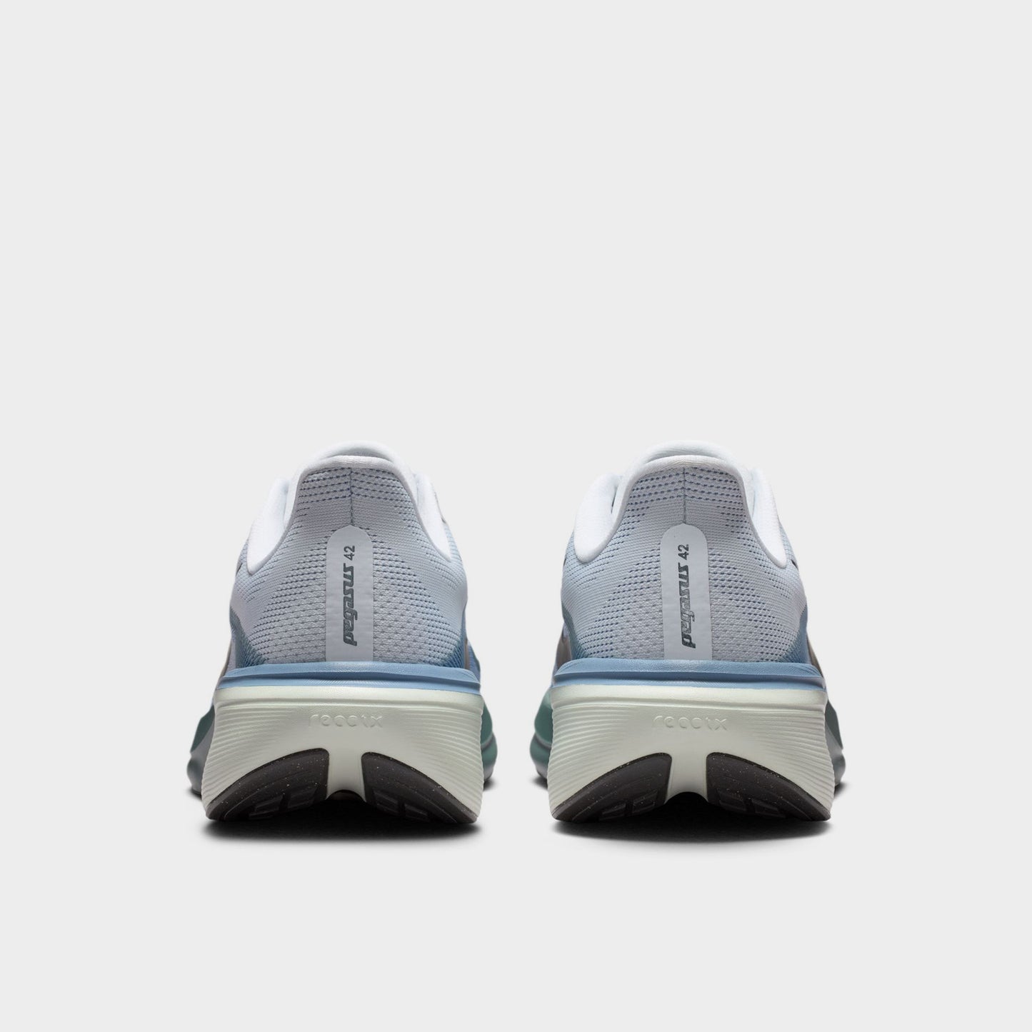 Nike Pegasus 42 Pure Platinum / Dark Obsidian - Work Blue