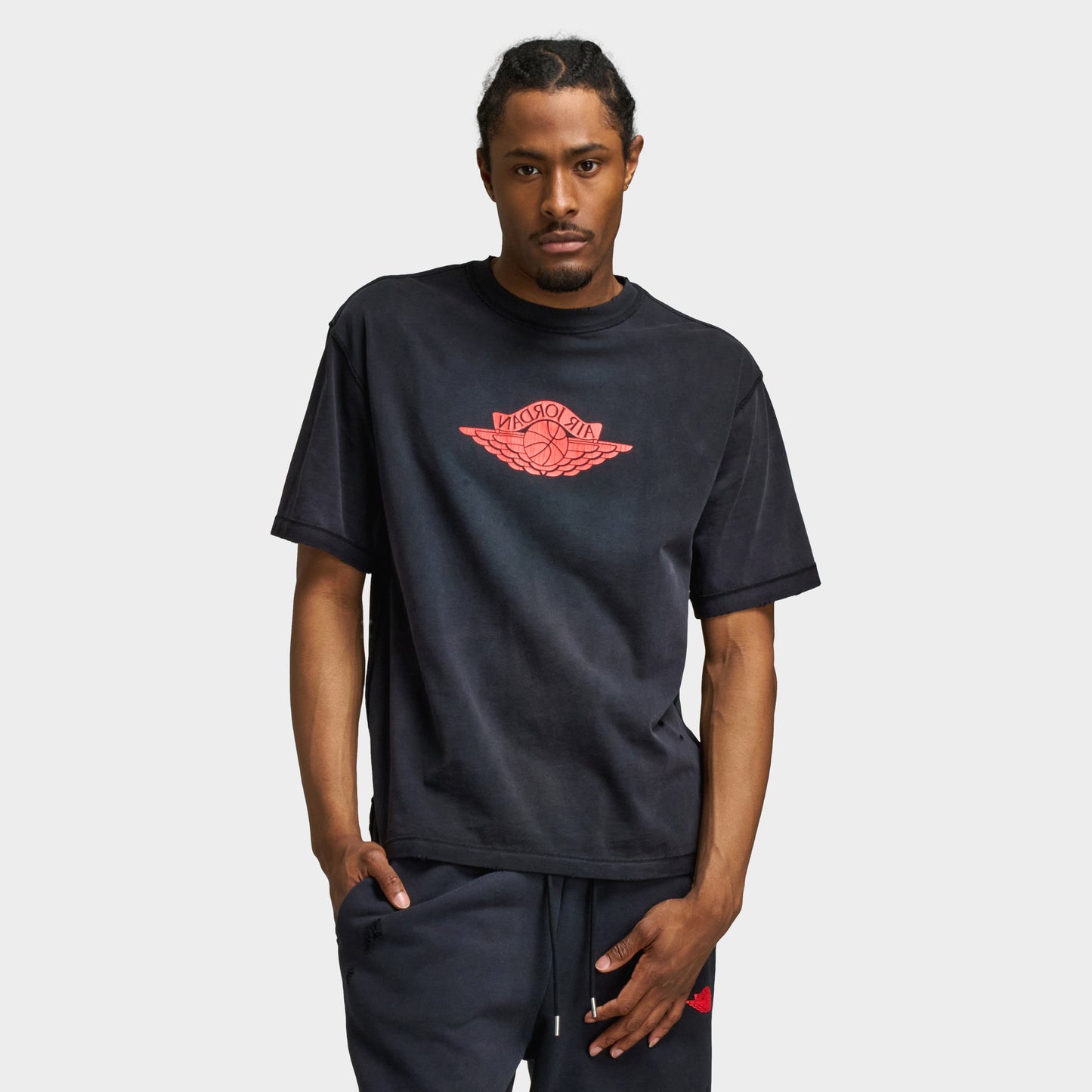 Jordan Rare Air T-Shirt Noir / Rouge Chili
