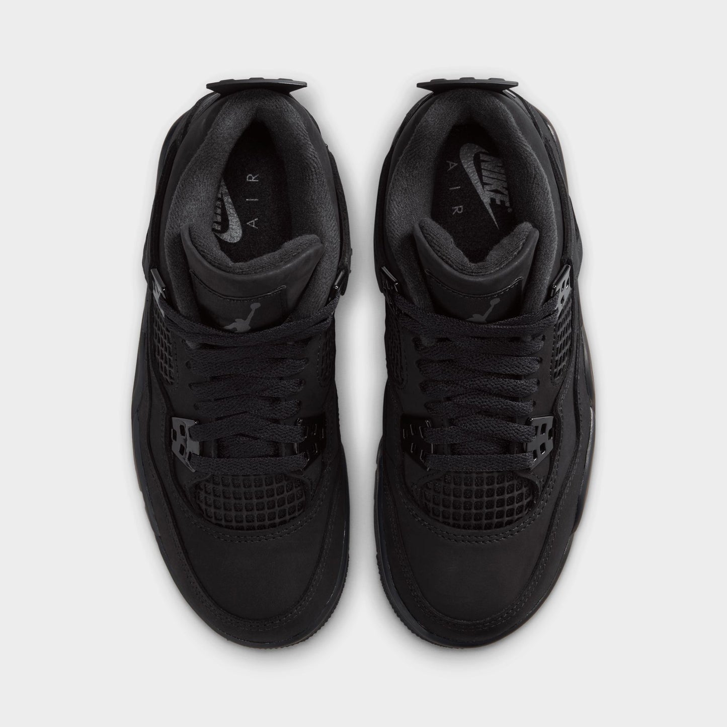 Jordan 4 Rétro « Black Cat » GS Noir / Noir - Graphite clair