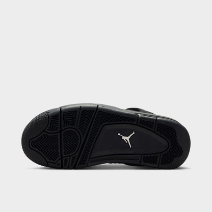 Jordan 4 Rétro « Black Cat » GS Noir / Noir - Graphite clair