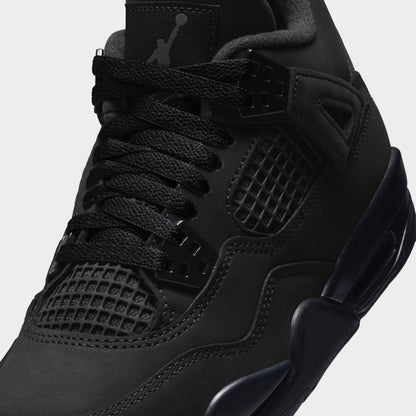 Jordan 4 Rétro « Black Cat » GS Noir / Noir - Graphite clair