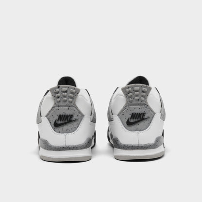 Jordan 4 Retro OG TD Summit White / Fire Red - Cement Grey