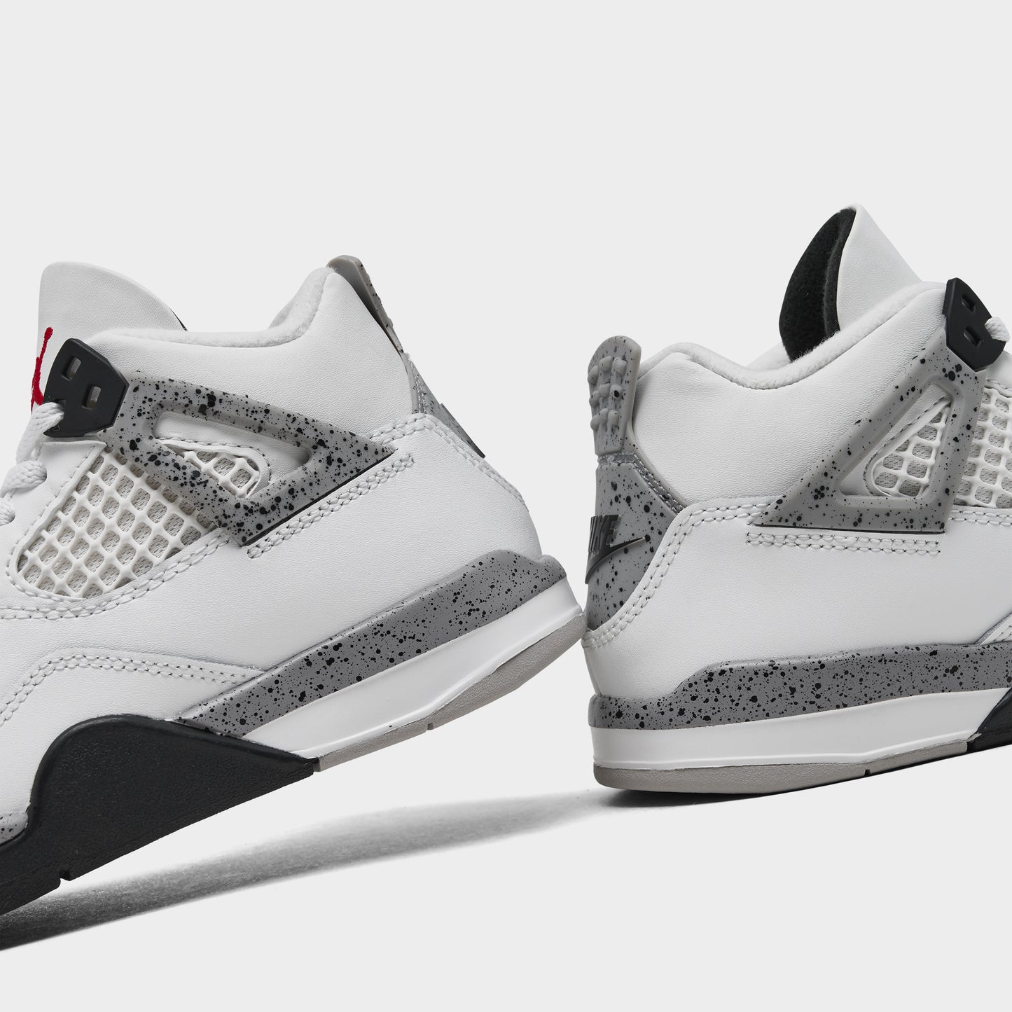 Jordan 4 Retro OG PS Summit White / Fire Red - Cement Grey