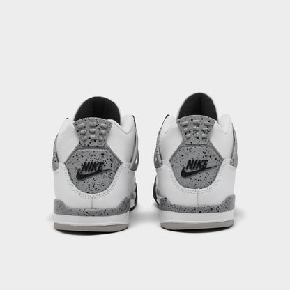 Jordan 4 Retro OG PS Summit White / Fire Red - Cement Grey