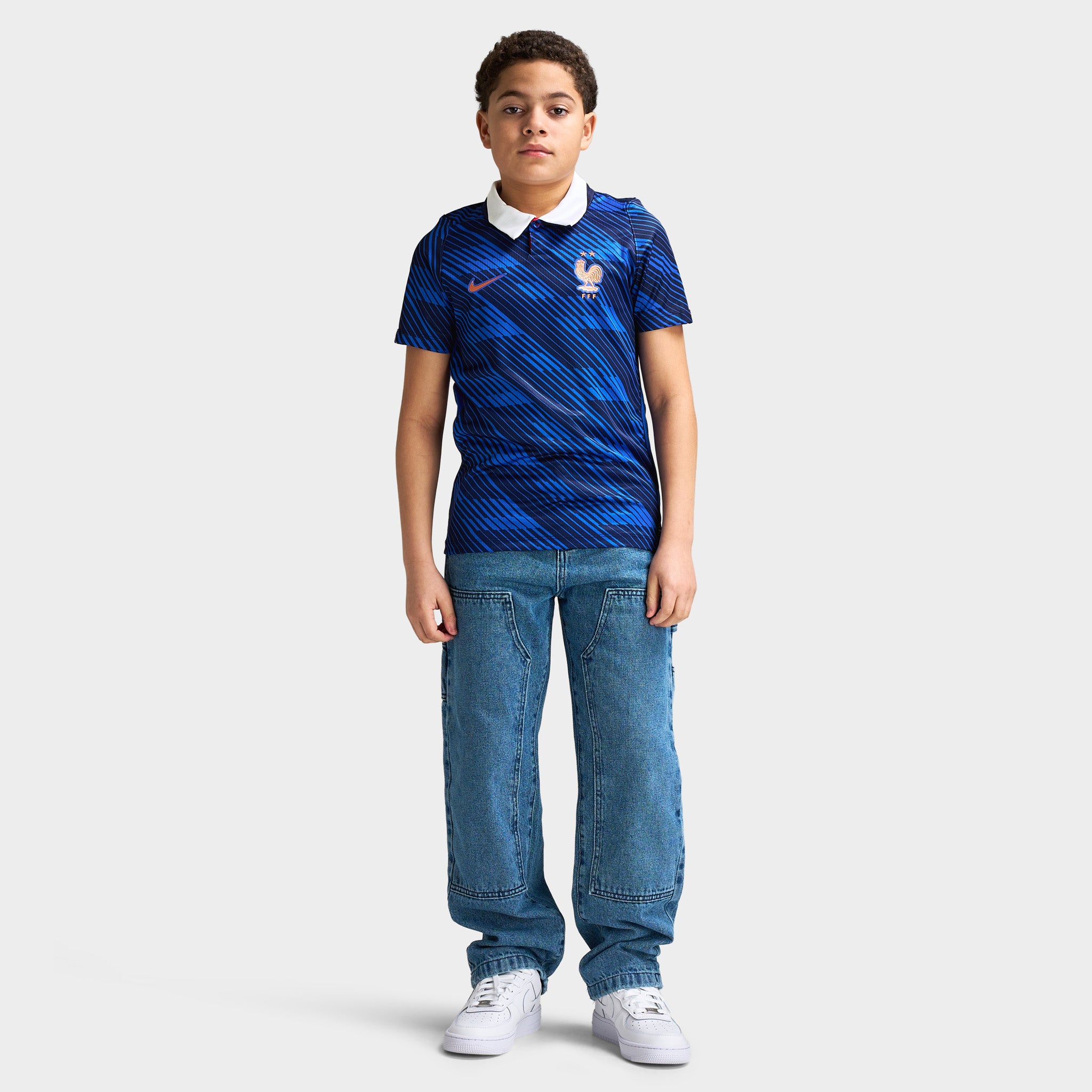 Nike Juniors' France Home Jersey / Blue – JD Sports
