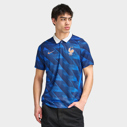 Nike France Maillot domicile  Bleu marine / Cuivre métallisé