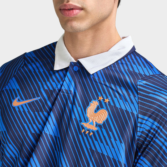 Nike France Home Jersey Game Royal / Metallic Copper