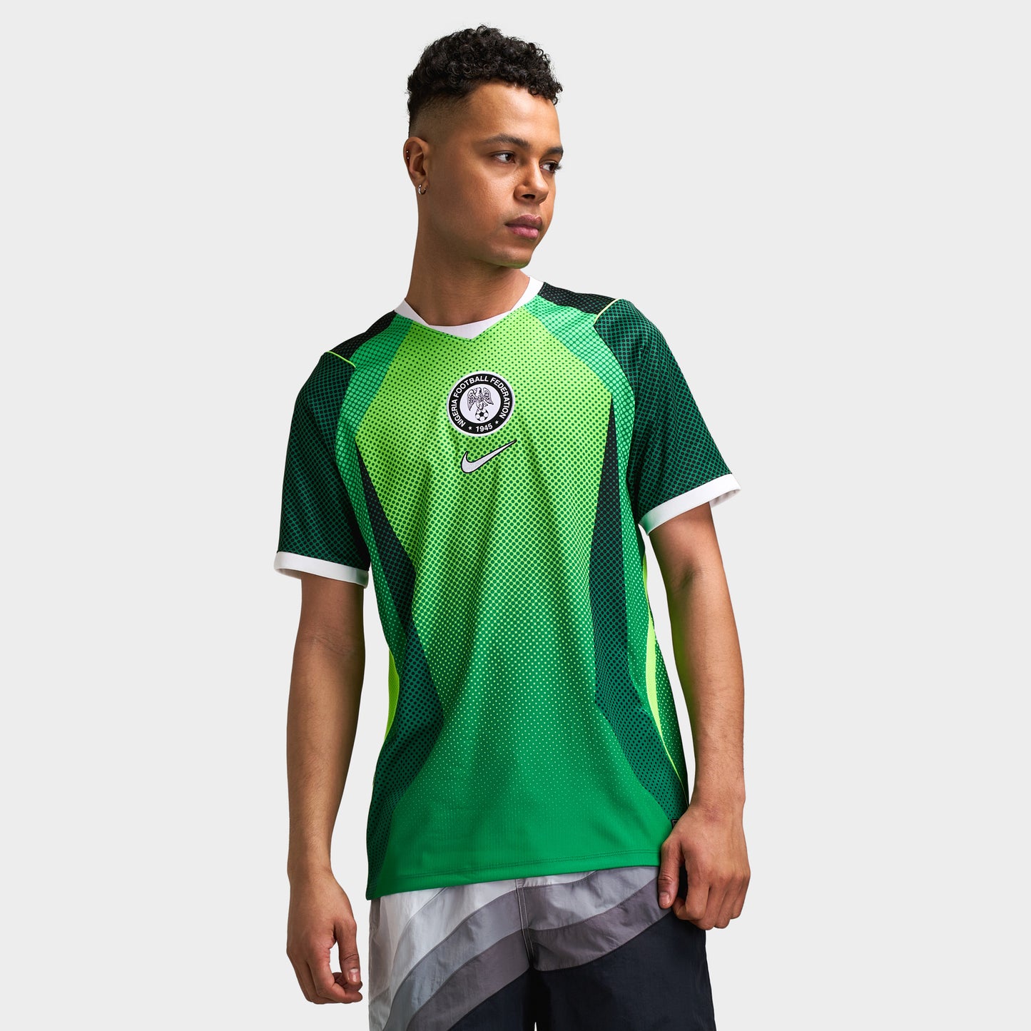 Nike Nigeria Home Jersey Pine Green / Electric Green / White